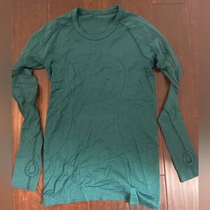 Lululemon women’s size 6 swifty tech long sleeve green